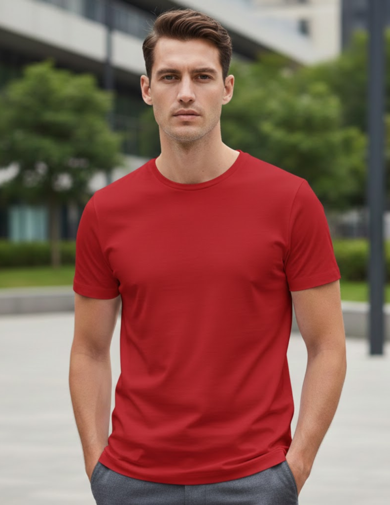 velvom-half-sleeve-red-tshirts