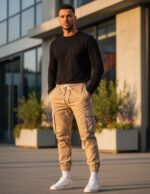 Men's Cargo Jogger Pants Sandal - Image 2