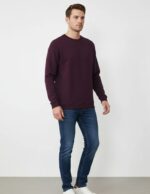 velvom-men-full-sleeve-tshirt-grape-model-front
