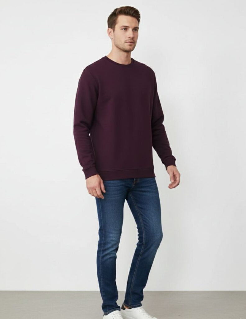velvom-men-full-sleeve-tshirt-grape-model-front