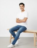 Men's Half Sleeve T-Shirt White - Image 3