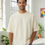 velvom-men-oversized-tshirts-light-sandal-model-front