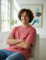 Men's Oversized T-Shirt Punch Pink - Image 2