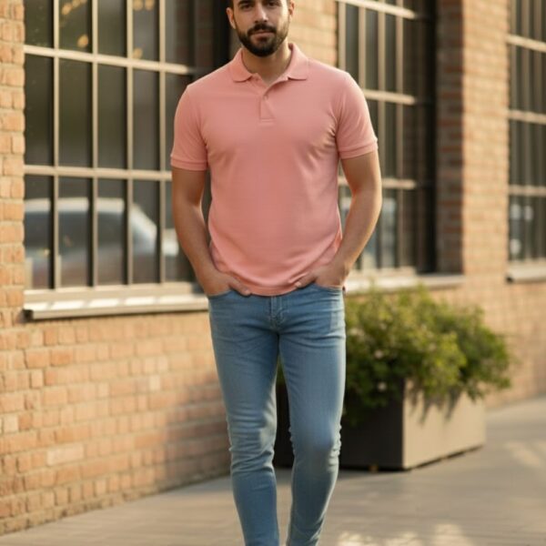 velvom-men-polo-tshirts-punch-pink-model