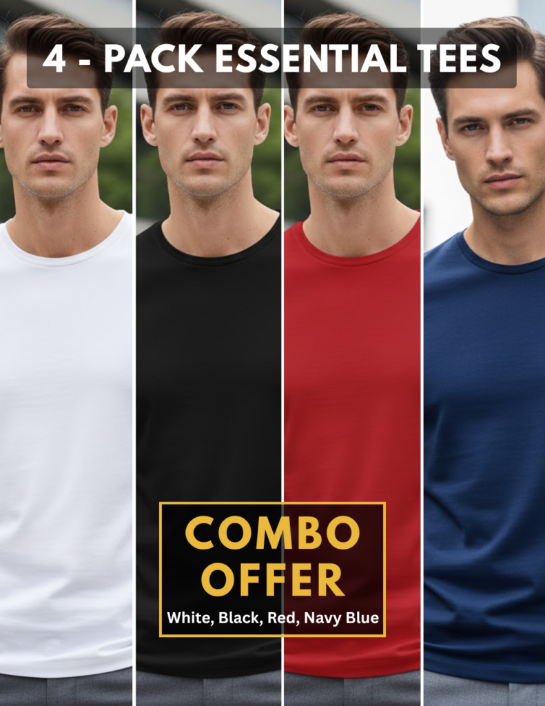 velvom 4 combo tshirts offer